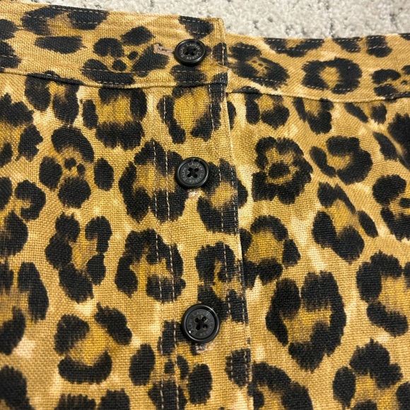Lauren Ralph Lauren 8 EUC Linen and cotton cheetah skirt in EUC - Picture 8 of 14